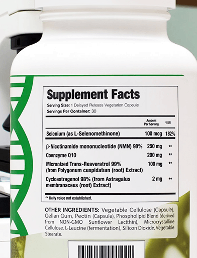 Longevity+ Supplemental Facts